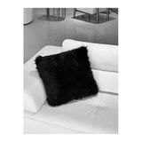 Framgan Lüks Siyah Peluş Kırlent – Yumuşak, Dekoratif & Modern – Şıklığı Ve Konforu Evinize Taşır 50 X 50