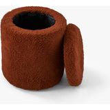 FRAMGAN Teddy Sandıklı Puf - Kiremit
