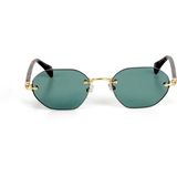 Franco Vital Gavel (A) Gld Yeşil 53 Unisex Güneş Gözlüğü - Altın