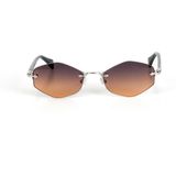 Franco Vital Gavel (B) Slv Füme-Turuncu 54 Unisex Güneş Gözlüğü - Gümüş