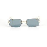 Franco Vital Gavel (D) Gld Mavi 58 Unisex Güneş Gözlüğü - Altın