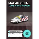 Frank Biela 1996 Macau Galibi 1/64 Diecast Model Araba - Audi A4 Quattro BX-313338