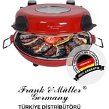 Frank & Müller Germany | Taş Fırın | Pizza, Lahmacun ve Grill Makinesi | Kırmızı