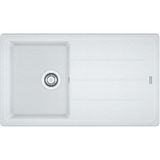 Franke Basis Bfg 611-86 Granit Evye Bianco Tek Hazneli Damlalıklı 86X50 cm - Beyaz