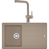 Franke Basis Bfg 611 Oyster Granit Evye Active Plus Doccia 2.0 Batarya Set