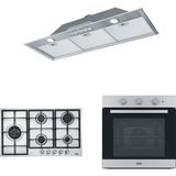 Franke Fbı 931H Xs Gömme Aspiratör Fhnl 905 4g Tc Xs C Ocak Fsl 82 H Xs Fırın Inox Ankastre Set