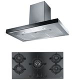 Franke Fcr 925 Tc BK/XS/900 Black Glass Davlumbaz Fhcr 905 4g Tc He Bk C Black Glass Ocak Ankastre Set