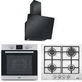 Franke FPJ 615 V BK A - FHNL 604 4G XS E - FSL 82 H XS 3'lü Inox Ankastre Set