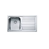 Franke FRANKE LOGİCA LİNE LLX 611-86 SAĞ PARLAK EVİYE Gri