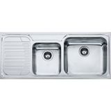 Franke Galassia GAX 621-116 İnox 2 Gözlü Sol Damlalıklı Çelik Evye