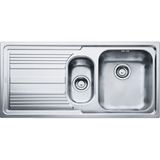 Franke Inox Mikro Keten Dokulu Logica Line Lll 651 1,5 Gözlü Sol Damlalıklı Eviye (101.0656.162)