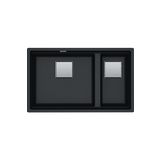 Franke KNG 160-46-21 Kubus 2 Nero Granit Eviye