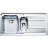 Franke Logica Line LLX 651-100 İnox 1.5 Gözlü Sağ Damlalıklı Çelik Evye