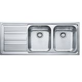 Franke Logicaline LLL 621 Sol Damlalıklı Dekorlu Paslanmaz Çelik Eviye