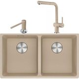 Franke Maris Mrg 120-35-35 Avena Granit Eviye + Active Plus Doccia 2.0 Armatür + Comfort Sıvı Sabunluk Üçlü Set