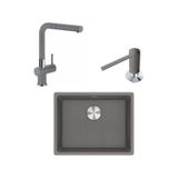 Franke MRG 110-52 Stone Grey 52x40 cm Granit Eviye