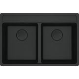 Franke - Mrg 620-35-35 Tl Matt Black Granit Evye