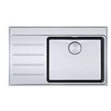 Franke Mythos Myx 211-86 Sol Damlalıklı Eviye 127.0638.907 Gri