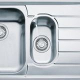 Franke Neptun NET 651-100 Mikrodekorlu 1.5 Gözlü Sağ Damlalıklı Çelik Evye