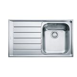 Franke Neptun - Nex 611 Paslanmaz Çelik Eviye Sol Damlalıklı 101.0656.164 Gri
