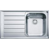 Franke Neptun - Nex 611 Paslanmaz Çelik Eviye Sol Damlalıklı 101.0656.164
