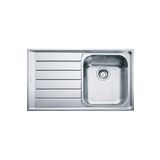 Franke Neptun Slimtop NEX 211-86 Inox Sol Damlalıklı Paslanmaz Çelik Eviye