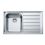 Franke Neptun Slimtop Nex 211 Inox Sağ damlalıklı Eviye 127.0059.654 Gri