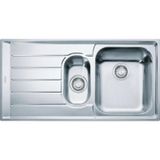 Franke Neptune Net 651 - Evye Paslanmaz Çelik (inox) - Tezgah Üstü 1,5 Gözlü Sol Damlalıklı Mikrodekorlu
