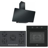 Franke Siyah Airfry Ankastre Set (Fma 97 P As Tbk - Franke Fhns 905 4g Tc Bk C - Franke Fpj 915 V Bk A / 900)