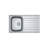 Franke Spark SKX 611 Inox Tezgah Üstü Sağ Damlalıklı Paslanmaz Çelik Eviye