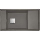 Franke Stone Grey Fresno Fsg 611 Tek Gözlü Damlalıksız Granit Eviye (114.0656.034)