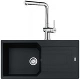Franke Urban Ubg 611-100 Nero Granit Eviye-Active Plus Doccia Krom Batarya Seti
