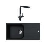 Franke Urban Ubg 611-100 Nero Granit Evye Actıve Batarya Set