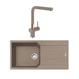 Franke Urban UBG 611-100 Oyster Renkli Granit Eviye