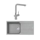 Franke Urban UBG 611-100 Sahara Tek Gözlü Armatürlü Granit Eviye Seti