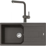 Franke Urban Ubg 611-100 Slate Grey Granit Evye Active Plus Doccia 2.0 Batarya Set - Gri