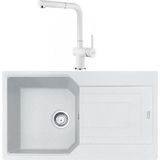 Franke Urban UBG 611-86 Bianco Granit Eviye-Active Plus Doccia Batarya Seti
