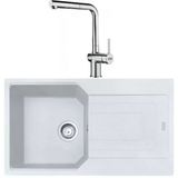 Franke Urban UBG 611-86 Bianco Granit Eviye-Active Plus Doccia Krom Batarya Seti