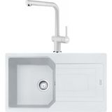 Franke Urban Ubg 611-86 Bianco Granit Evye Active Plus Doccia Batarya Set