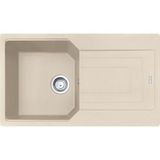 Franke Urban Ubg 611-86 Granit Evye, Avena, Tezgah Üstü, Tek Hazne, Damlalıklı, 86X50 cm - Sarı