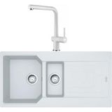 Franke Urban Ubg 651-100 Bianco Granit Evye Active Plus Doccia Batarya Set