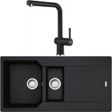 Franke Urban UBG 651-100 Nero Granit Eviye-Active Plus Doccia Batarya Seti