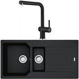 Franke Urban UBG 651-100 Nero Granit Eviye-Active Plus Doccia Batarya Seti