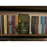 Frankenstein Kitaplık Rafı Dekoratif Eklentisi, Yeşil, 20 cm Yükseklik, Ev Kütüphanesi için Korku Temalı Sahne