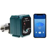 FrankEver Zigbee Su Vanası Kontrolörü, Kablosuz Su Zamanlayıcı Otomatik Sulama Sulama Zamanlayıcı IP65 Su Geçirmez, USB ile Çalışır, Akıllı Telefon Kontrolü, Alexa Google Home ile Uyumlu, BSP 3/4 inç