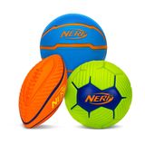 Franklin Sports NERF Çocuk Mini Köpük Spor Top Seti - Yumuşak NERF Köpük Futbol, Futbol Topu + Çocuklar için Basketbol Seti - Tüm Spor Mini Top Seti - İç Mekan + Açık Hava Gençlik Spor Topları - Mükemmel Oyuncak Spor