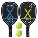 Franklin Sports Üniseks X-40 Toplar – ABD onaylı sivilce topu seti, 2 ahşap kürek ve X-40 top, USAPA onaylı, çok renkli, tek beden