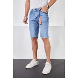 Frankness Jeans Erkek Kot Şort - 36 - Açık Mavi