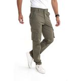 Frankness Jeans Pacos Kargo Pantolon Rahat Kesim Erkek Kargo Pantolon - Yeşil - 40