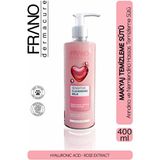 Frano Makyaj Temizleme Sütü 400 ml Tüm Cilt Tipleri İçin Hyaluronic Acid ve Gül Ekstraktı İle